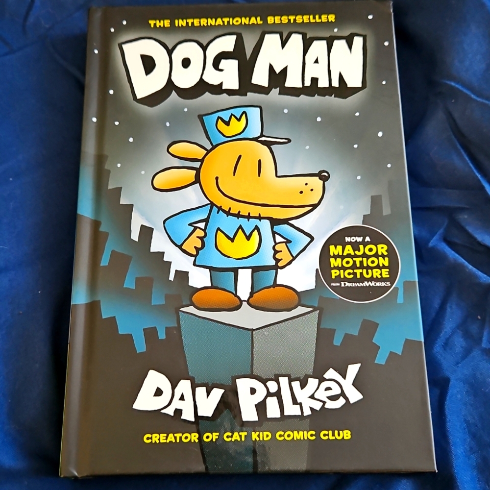 Dog Man #1 hardcover book BRAND NEW never read Dav Pilkey graphic novel